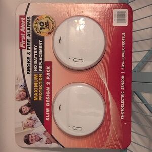 First alert, smoke and fire alarms